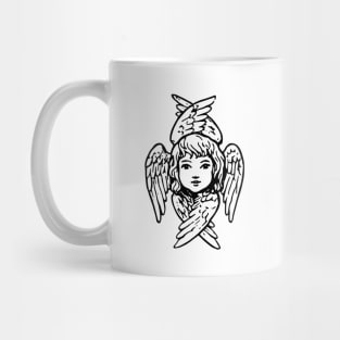 Vintage Hand-drawn Seraph Mug